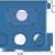 AquaForte Trommelfilter inklusiv weißem Deckel und Kontroller, Kunststoff, blau, 50.0 x 70.0 x 43.0 cm - 