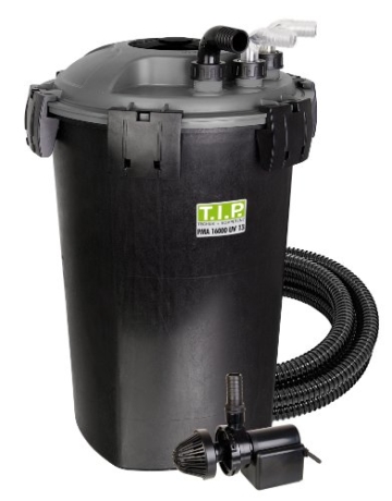 T.I.P. Teichdruckfilter PMA 16000 UV 13, UV-C 13 Watt, für Teiche bis zu 16.000 Liter -