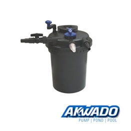 AKWADO Druckfilter CPF-10000 inkl. 11 Watt UVC Klärer für Teich Koi usw. -