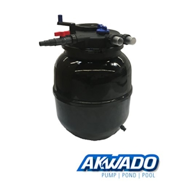AKWADO Druckfilter CPF-50000 inkl. 55 Watt UVC Klärer für Teich Koi usw. -