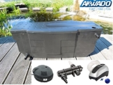 AKWADO Teichfilter-Set mit Pumpe und UVC - 12000L -
