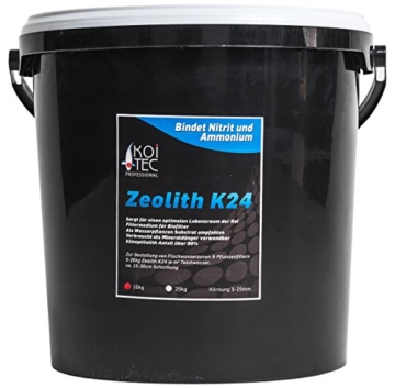 Zeolith (10 kg) als Filtermaterial für kristallklares Wasser, entfernt Schadstoffe­ im trüben Teich Aquarium Koiteich und Schwimmteich –­ Filtermedium gegen Algen-Vermehrung als Natur- und Biofilter im Gartenteich - 2